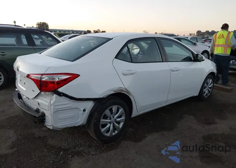 2016 Toyota Corolla Le из США, поврежденный, VIN 5YFBURHE0GP518658